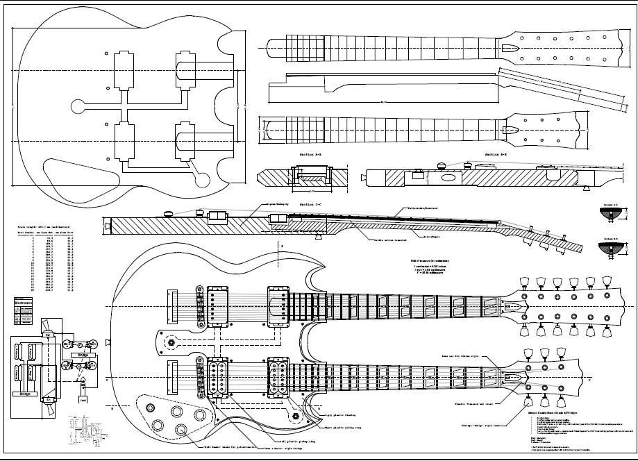 Best Project wood Sg guitar plans pdf